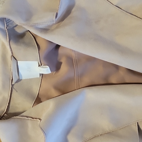 Nude Pink Suede Jacket - Picture 2 of 5